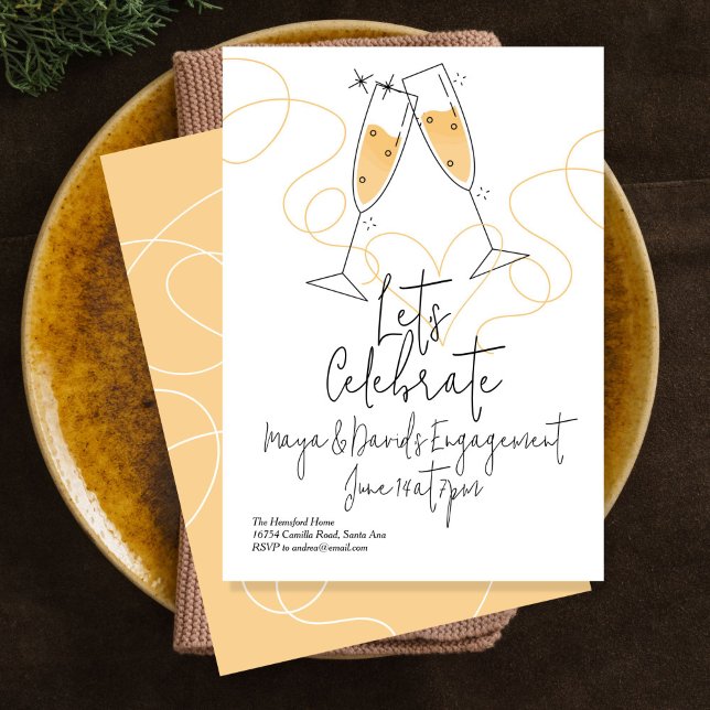 Invitation Célébration Doodle (Créateur téléchargé)