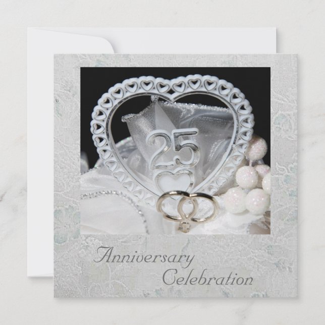 Invitation Célébration du 25e anniversaire (Devant)