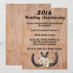 Invitation Célébration du 50e anniversaire de l'impression ty