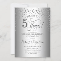 Célébration du 5e anniversaire - Argent