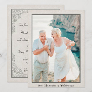 Invitation Célébration du 60e anniversaire de mariage