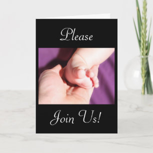 Invitation Célébration D'Une Baptême Bébée