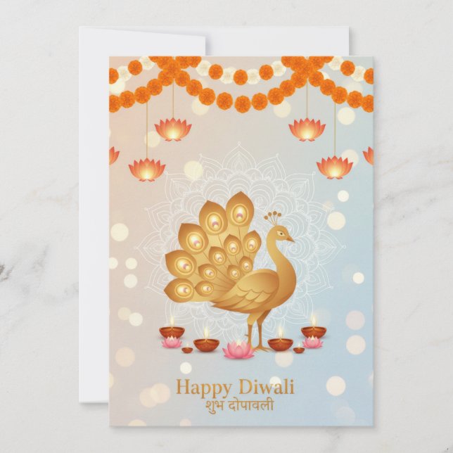 Invitation Célébration festive de Diwali (Devant)
