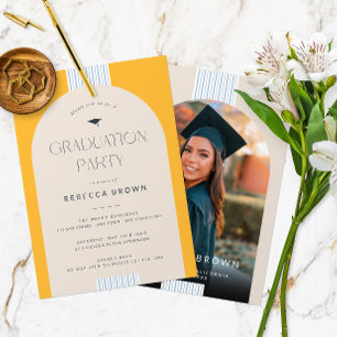 Invitation Célébrer dans le style : Graduation moderne