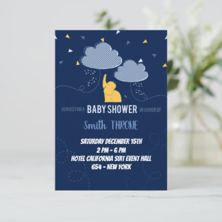 Invitation Célébrer l'Arrivée de Votre Petit Miracle !