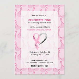 Invitation Célébrer l'événement Rose