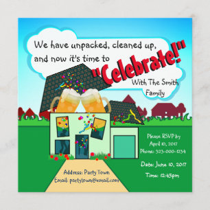 Invitation Célébrer Une Nouvelle Maison