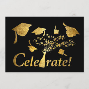 Invitation Célébrez la graduation !