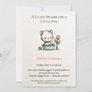 Invitation Célébrez la journée spéciale de votre petit avec n