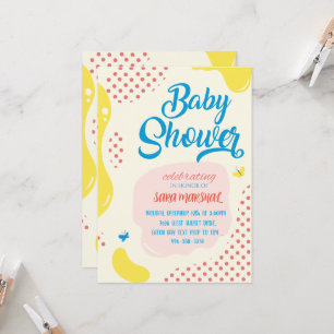 Invitation Célébrons l'arrivée de votre petit miracle !