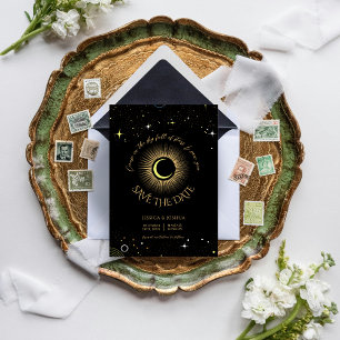 Invitation Céleste dans les étoiles Je vous ai vu Noir