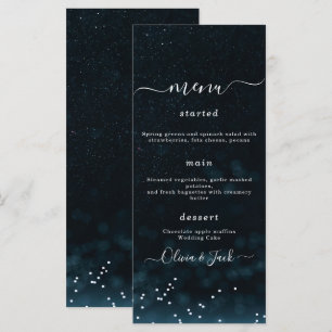 Invitation céleste du Mariage de nuit étoilé, Gala