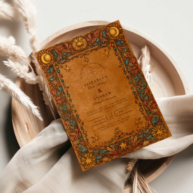 Invitation Celestial Mystic Baroque Wedding (Créateur téléchargé)