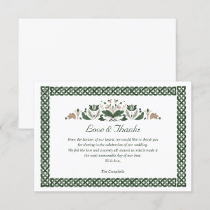 Invitation Celtic noeud Floral moderne irlandais Mariage MERC