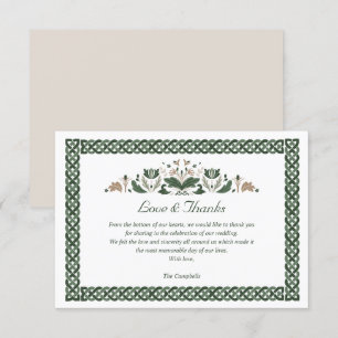 Invitation Celtic noeud Floral moderne irlandais Mariage MERC