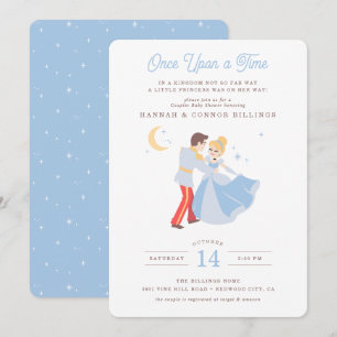 Invitation Cendrillon & Baby shower de couple de charme