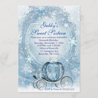 Invitation Cendrillon Invitation, Cendrillon Sweet sixteen