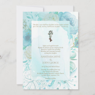Invitation Cérémonie de couronnement de BYZANTINE Mariage Rit