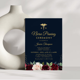 Invitation Cérémonie d'épinglage des infirmières de la marine