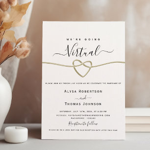 Invitation Cérémonie du Mariage virtuel