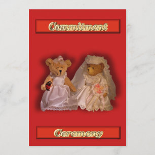 Invitation Cérémonie gaie lesbienne d'engagement de