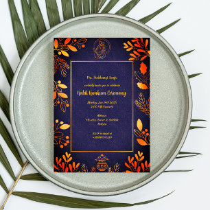 Invitation Cérémonie Haldi Kumkum