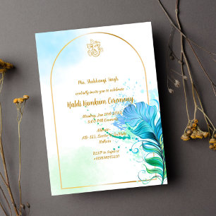 Invitation Cérémonie Haldi Kumkum
