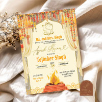 Cérémonie indienne du berceau de bébé Ayush Homam