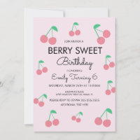 Cerises Fruit Rose Rouge Fête d'anniversaire