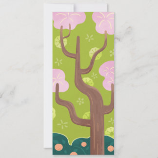Invitation Cerisier Fleur - Style Mignon Funky