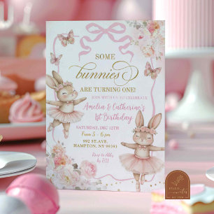 Invitation Certains lapins fêtent leur premier anniversaire j