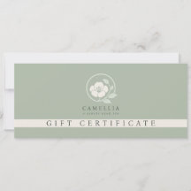 Certificat Cadeau de Spa de Tête Professionnel Mod