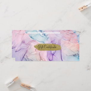 Invitation Certificat cadeau Ethereal Pastel Watercolor