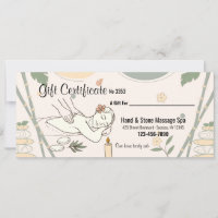 Certificat cadeau Spa de massage