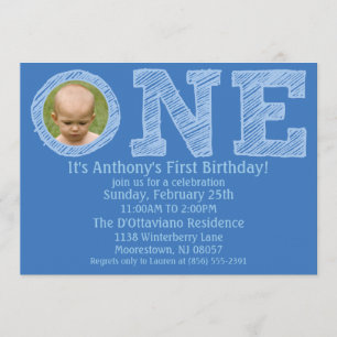 Invitation Cerulean Blue The Big One Photo Premier Anniversai