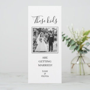 Invitation Ces Enfants Se Marient, Mariage