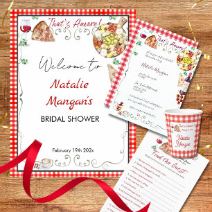 Invitation C'est Amore Fête des mariées 1