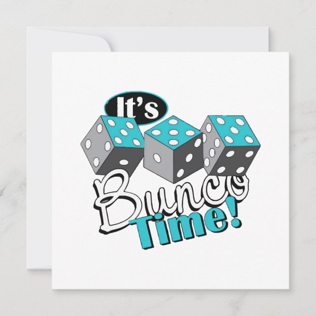 Invitation C'est Bunco Time ! (Devant)