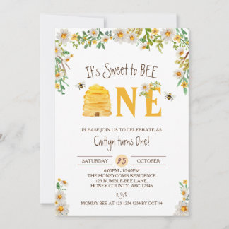 Invitation C'est doux pour BEE One, Bumble Bee Anniversaire