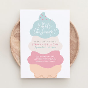 Invitation C'est la fête de la crème glacée Scoop