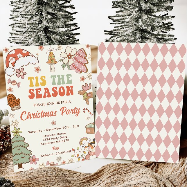 Invitation C'Est La Fête De Noël Du Cookie De La Saison (Créateur téléchargé)