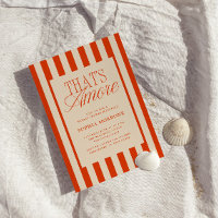 C'est la Fête des mariées Amore Red Stripes