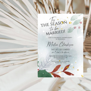 Invitation C'est la saison de se marier Réception de mariage