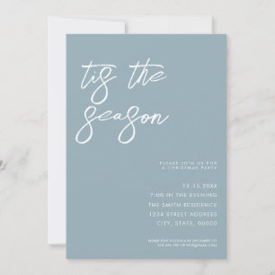 Invitation C'Est La Saison Minimaliste Moderne Fête De Noël