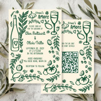 C'est l'Amore Nourriture Italienne Mariage Partie