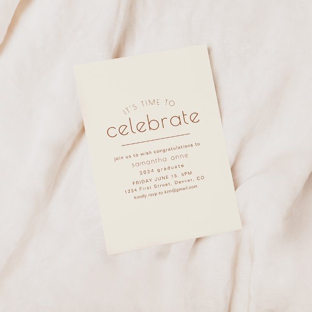 Invitation C'est le moment d'invitation à la fête (Créateur téléchargé)