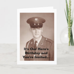 Invitation C'est Our Hero's Birthday et You're In...