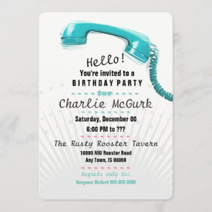 Invitation C'est pour toi !Invitation à la fête d'anniversair