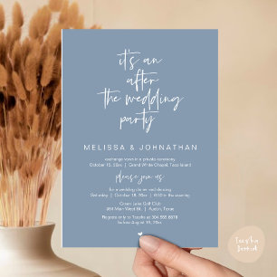 Invitation C'est un après la fête de mariage, l'élévation Mar
