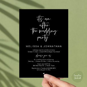 Invitation C'est un après la fête de mariage, l'élévation Mar